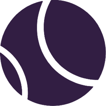 Padel i Randers – logomærke (lilla)